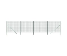 Vielinė tinklinė tvora, žalia, 1,8x10m, galvanizuotas plienas