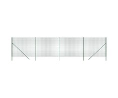 Vielinė tinklinė tvora, žalia, 2x10m, galvanizuotas plienas