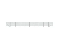 Vielinė tinklinė tvora, žalia, 2x25m, galvanizuotas plienas