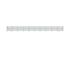 Vielinė tinklinė tvora, žalia, 2x25m, galvanizuotas plienas
