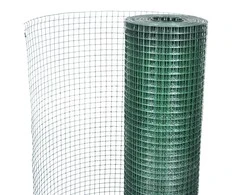 Vielinis tinklas viščiukams su PVC danga, žalias, 25x1m