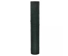 Vielinis tinklas viščiukams su PVC danga, žalias, 25x1m