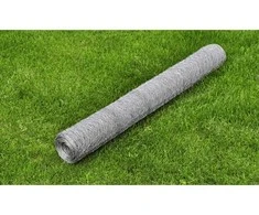 Vielinis tinklas, sidabrinis, 25x0,75m, cinkuotas plienas