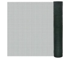 Vielinis tinklas, žalias, 10x1m, cinkuotas ir dengtas PVC