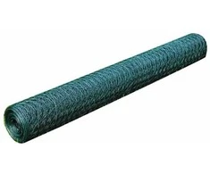 Vielos tinklas, žalias, 25x0,5m, dengtas PVC danga