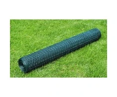 Vielos tinklas, žalias, 25x1m, dengtas PVC danga