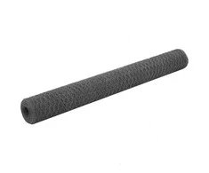 Vielos tinklas višč., pilkas, 25x1,2m, PVC dengtas plienas