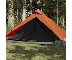 Stovyklavimo palapinė, oranžinė, vienvietė, tipi dizaino