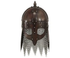 Vikingų kario šalmas, vario, plienas, antikvarinė kopija