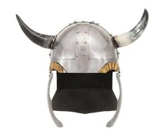 Vikingų šalmas, sidabrinis, plienas, fantastinis