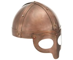 Vikingų šalmas, vario, plienas, antikvarinė kopija