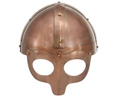 Vikingų šalmas, vario, plienas, antikvarinė kopija