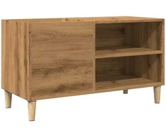 Vinilinių plokštelių spintelė, artisano, 84,5x38x48cm, mediena