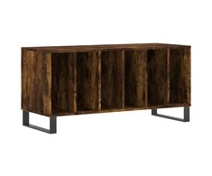 Vinilinių plokštelių spintelė, dūminė, 100x38x48cm, mediena