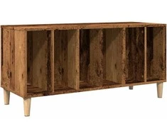 Vinilinių plokštelių spintelė, medienos, 100x38x48cm, mediena