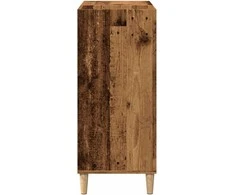 Vinilinių plokštelių spintelė, medienos, 84,5x38x89cm, mediena
