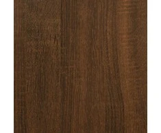 Vinilinių plokštelių spintelė, ruda, 84,5x38x89cm, mediena