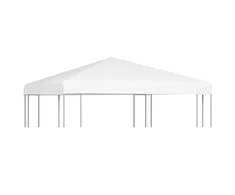 Viršutinis pavėsinės uždangalas, baltos spalvos, 3x3m, 270 g/m²