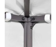 Viršutinis pavėsinės uždangalas, baltos spalvos, 3x3m, 270 g/m²