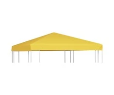 Viršutinis pavėsinės uždangalas, geltonas, 3x3m, 270 g/m²