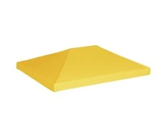 Viršutinis pavėsinės uždangalas, geltonas, 4x3m, 270 g/m²