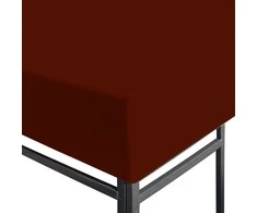 Viršutinis pavėsinės uždangalas, terakota, 3x4m, 310 g/m²