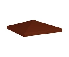 Viršutinis pavėsinės uždangalas, terakota, 3x3m, 310 g/m²