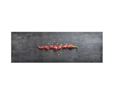 Virtuvės kilimas, 45x150cm, plaunamas, su pipiru