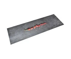 Virtuvės kilimas, 60x180cm, plaunamas, su pipiru