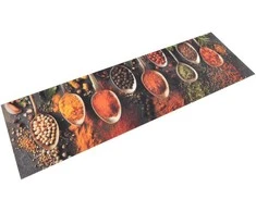 Virtuvės kilimėlis, 45x150cm, aksomas, plaunamas, su šaukštais