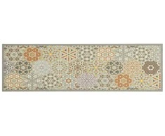 Virtuvės kilimėlis, 45x150cm, aksomas, plaunamas, su rombais