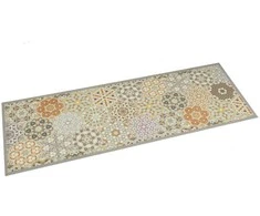 Virtuvės kilimėlis, 60x180cm, aksomas, plaunamas, su rombais