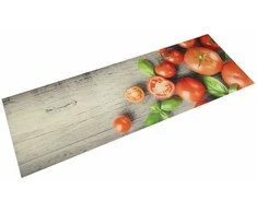 Virtuvės kilimėlis, 60x180cm, aksomas, plaunamas, pomidorai