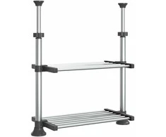 Virtuvės lentyna, 50x25x(50–70)cm, aliuminis