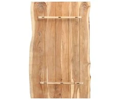 Stalviršis, 100x(50-60)x3,8cm, akacijos medienos masyvas