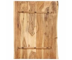 Stalviršis, 80x(50-60)x2,5cm, akacijos medienos masyvas