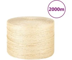 Virvė, 2000m, 100% sizalis, 3mm