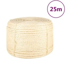 Virvė, 25m, 100% sizalis, 12mm