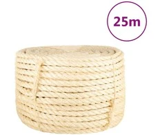 Virvė, 25m, 100% sizalis, 16mm