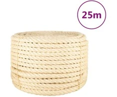 Virvė, 25m, 100% sizalis, 20mm