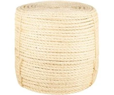 Virvė, 25m, 100% sizalis, 8mm