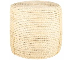 Virvė, 50m, 100% sizalis, 8mm