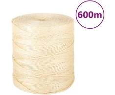 Virvė, 600m, 100% sizalis, 2mm