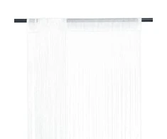 Virvelinės užuolaidos, 2vnt., 100x250cm, baltos spalvos