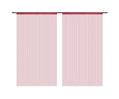 Virvelinės užuolaidos, 2vnt., 100x250cm, vyšninės spalvos