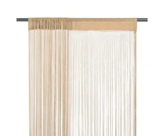 Virvelinės užuolaidos, 2vnt., 100x250cm, smėlio spalvos