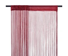 Virvelinės užuolaidos, 2vnt., 140x250cm, vyšninės spalvos