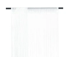 Virvelinės užuolaidos, 2vnt., 140x250cm, baltos spalvos