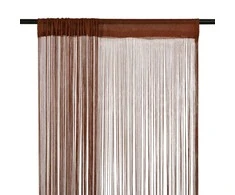Virvelinės užuolaidos, 2vnt., 140x250cm, rudos spalvos