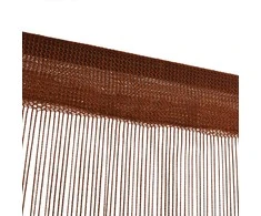 Virvelinės užuolaidos, 2vnt., 140x250cm, rudos spalvos